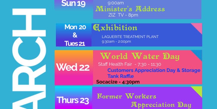 St. Kitts Water Services Department Celebrates World Water Day – MARCH 22, 2023 under the Theme : “Accelerating Change.”